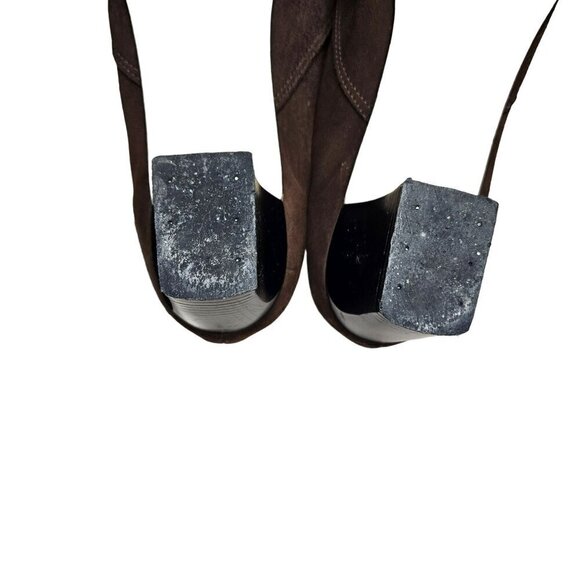 Magdesians California Women's Brown Suede Block Heel‎ Shoes 9.5 Neutral Workwear - Picture 12 of 15